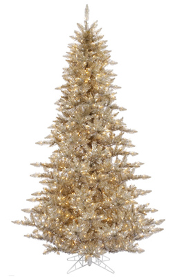 Champagne Colored Christmas Tree