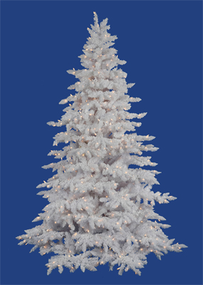 Flocked White Spruce