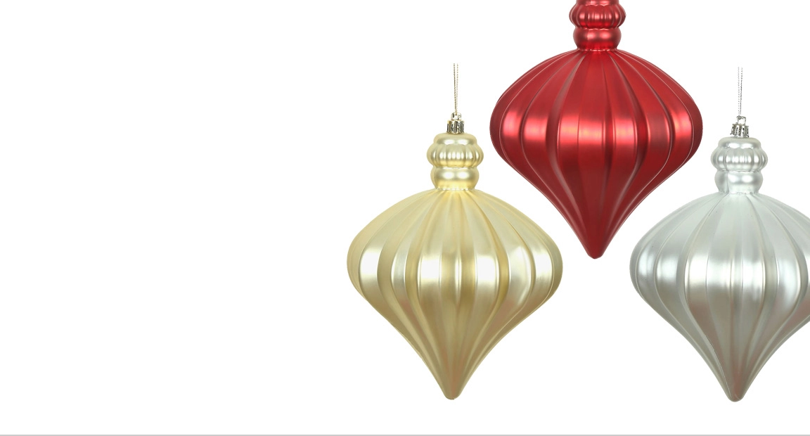 Large Classic Christmas Ornaments