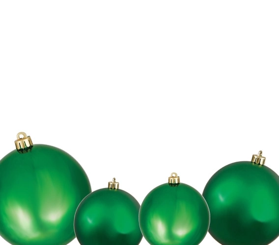 Green Christmas Ball Ornaments