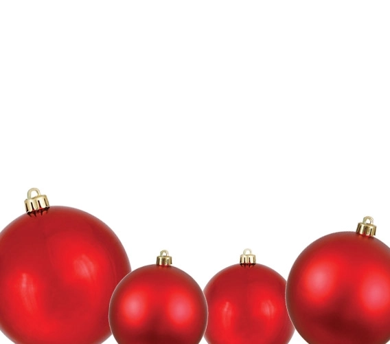 Red Christmas Ball Ornaments