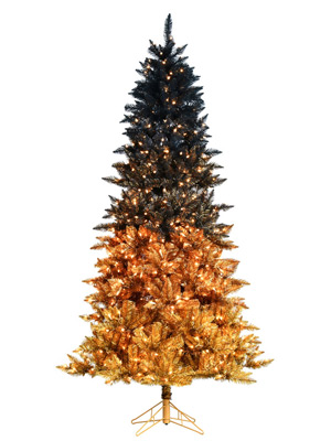 Gold Ombre Christmas Tree