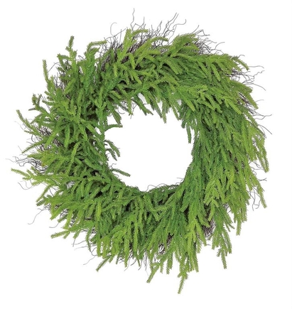 Moss Pine Wreath 27"