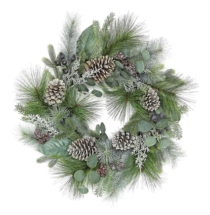 Napa Christmas Wreath 24" 