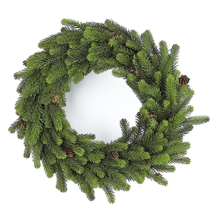 Soft Touch Noble Fir Wreath 22"