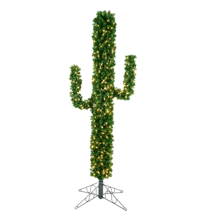 7.5' Christmas Cactus Warm White LED