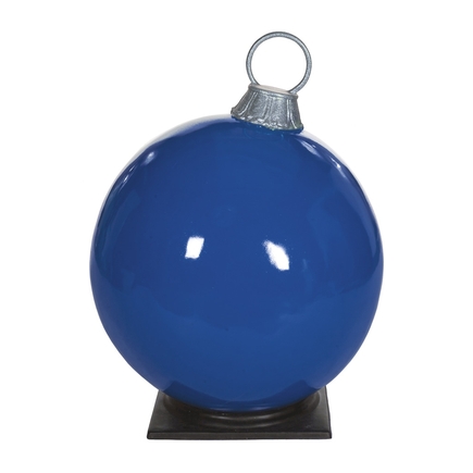 Giant Outdoor Ball Ornament 33.5" Glossy Blue