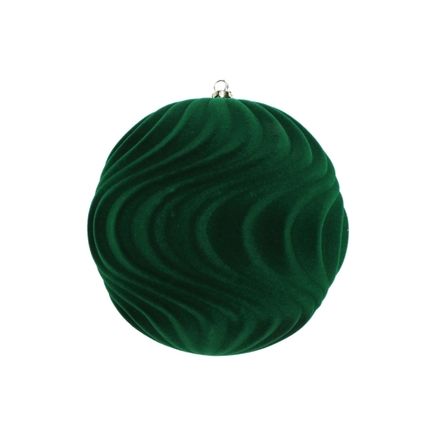 Calypso Soft Felt Ornament 6" Set of 2 Green