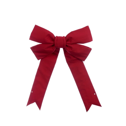 UV-Safe Outdoor Red Canvas Bow 24" x 30"