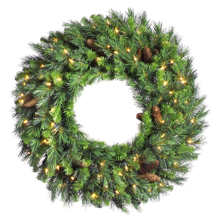 4' Cheyenne Pine Wreath Unlit