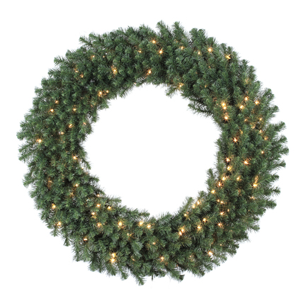 7' Douglas Fir Wreath LED