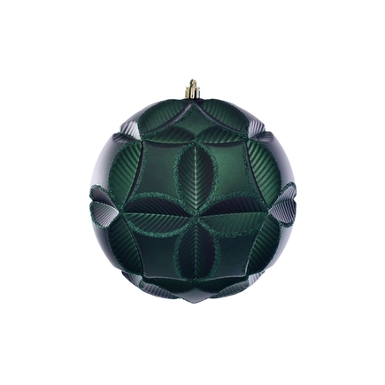 Tokyo Sphere Ornament 6" Set of 2 Emerald