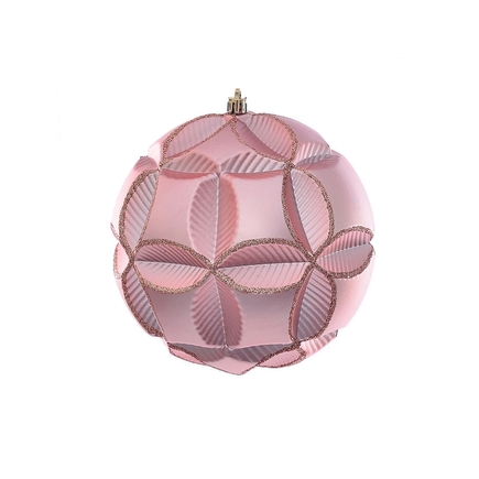 Tokyo Sphere Ornament 6" Set of 2 Rose Gold