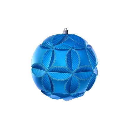 Tokyo Sphere Ornament 6" Set of 2 Turquoise