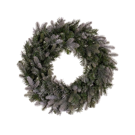 Frosted Frasier Fir Wreath 30" Unlit