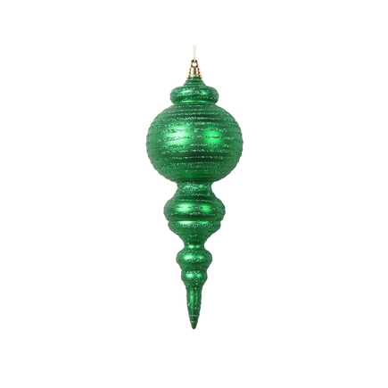 Giselle Finial Ornament 10" Set of 2 Green