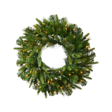 Green River Pine Wreath LED 30"