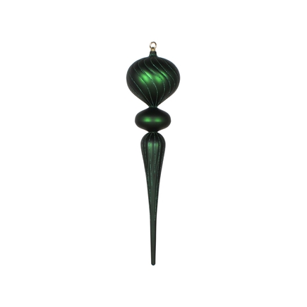 Iris Finial 25" Emerald