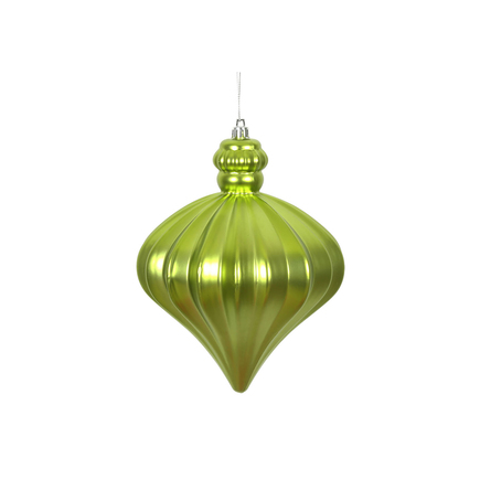 Isabel Onion Ornament 6" Set of 4 Lime