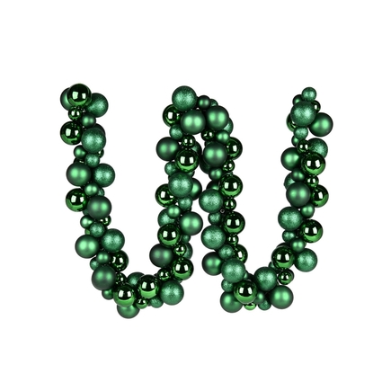 Jolie Ball Garland 6' Emerald