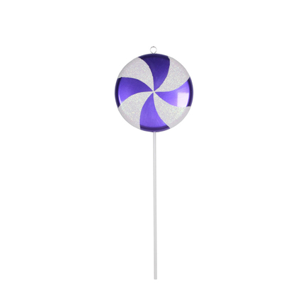 Lollipop Ornament 17" Purple