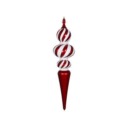 Peppermint Giant Finial 51"