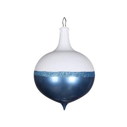 Neve Onion Drop Ornament 9" Sea Blue