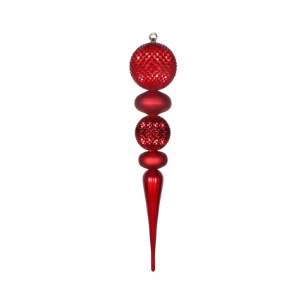 Paola Finial 26" Red