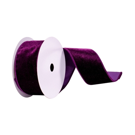 Velvet Ribbon 2.5" Purple