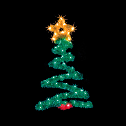 Christmas Tree Pole Mount 4'
