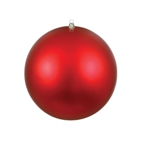 Red Ball Ornament 24" Matte