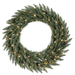 12' Noble Fir Wreath LED