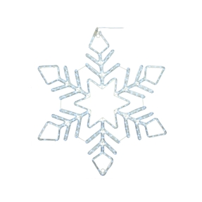 LED Ropelight Fancy Snowflake 24"