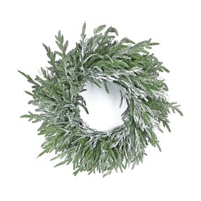 Snowy Foxtail Pine Wreath 30"