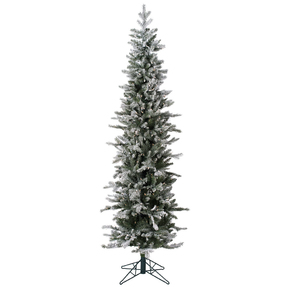 6' Frosted Kingston Fir Warm White LED