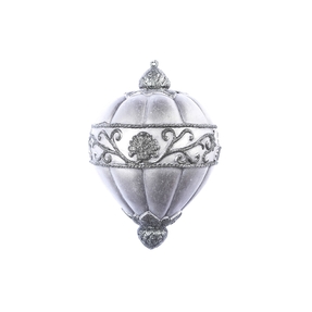 Liana Ornament 11" Antique Silver