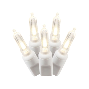 LED Mini Light 150 Lights Set Warm White - White Wire
