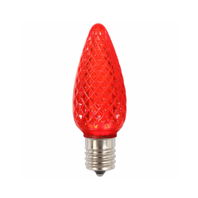 LED C9 Replacement Bulbs Set of 25 Red