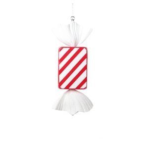 Sugar Candy Ornament 18.5" Peppermint Stripe