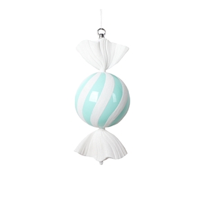Retro Candy Ornament 13" Turquoise