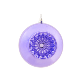Solaris Ball Ornament 5.7" Set of 4 Lavender