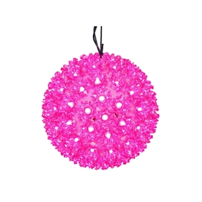 Starlight Sphere LED Pink 10"