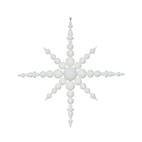Venezia Snowflake 43" White
