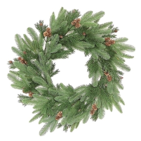 Classic Noble Fir Christmas Wreath 24"