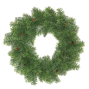 Hemlock Christmas Wreath 22" 