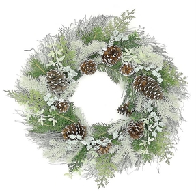 Icelandic Christmas Wreath 24"