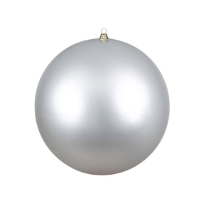 Silver Ball Ornament 24" Matte 