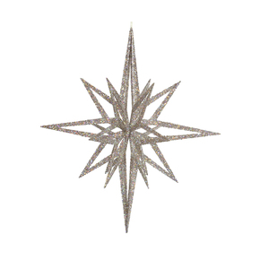 Bethlehem Glitter Star 16" Iridescent
