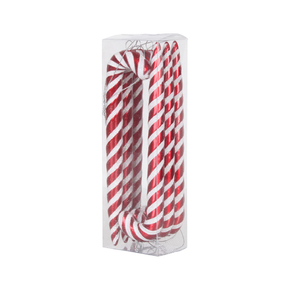 Candy Cane 7.5" Set of 6 Peppermint