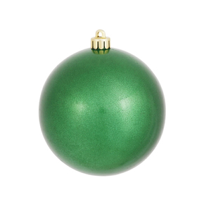 Green Ball Ornaments 10" Candy Finish Set of 2